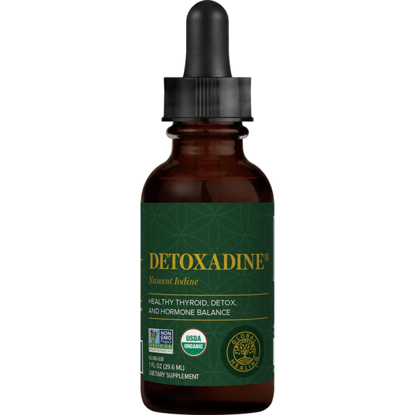 Organic Detoxadine Nascent Iodine - 1 FL OZ (Global Healing)