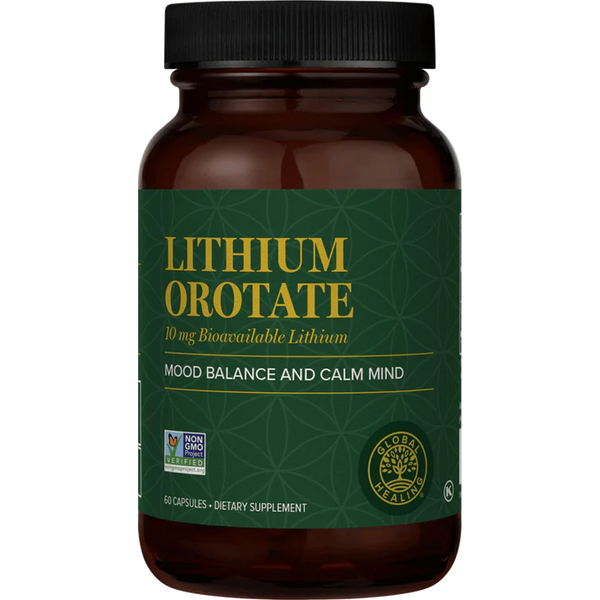 Lithium Orotate - 60 Capsules (Global Healing)