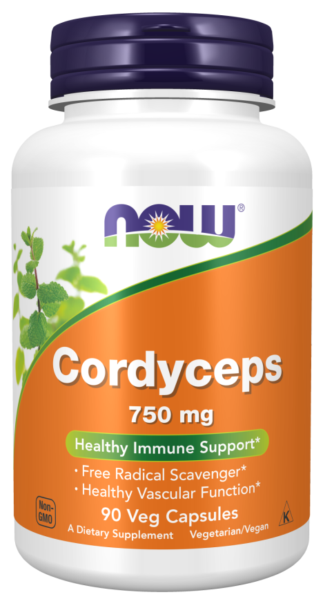 Cordyceps 750mg  90 Vcaps by Now Foods