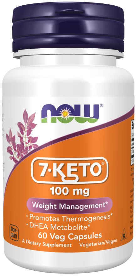 7-Keto  100mg - 60 Veg Capsules (Now Foods)