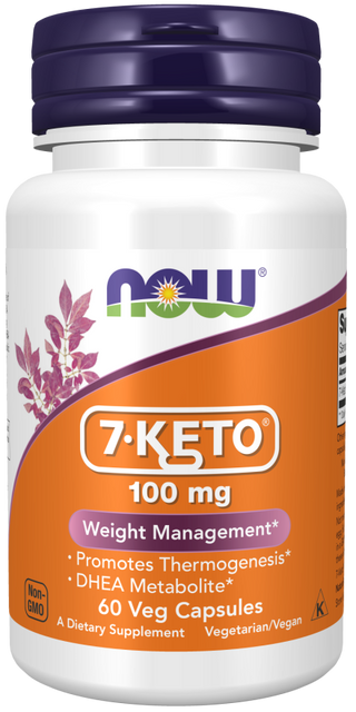 7-Keto  100mg - 60 Veg Capsules (Now Foods)