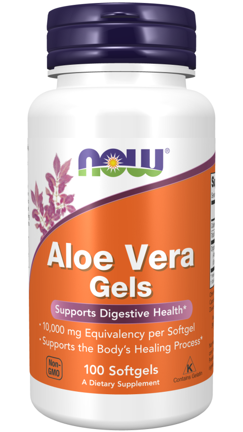 Aloe Vera 10,000 Gels - 100 Softgels (Now Foods)