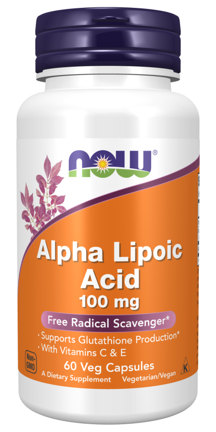 Alpha Lipoic Acid 100mg - 60 Veg Capsules (Now Foods)