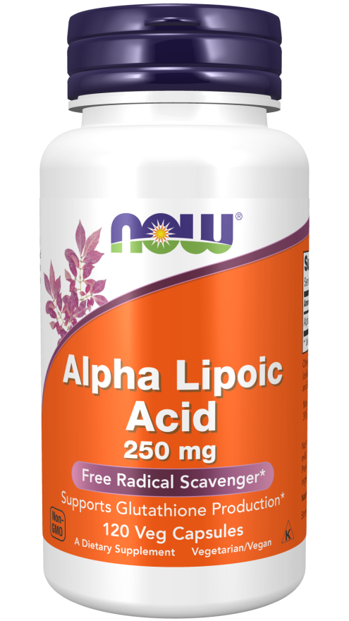 Alpha Lipoic Acid 250mg - 120 Veg Capsules (Now Foods)