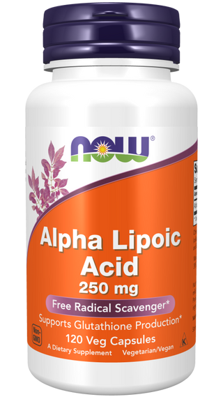 Alpha Lipoic Acid 250mg - 120 Veg Capsules (Now Foods)