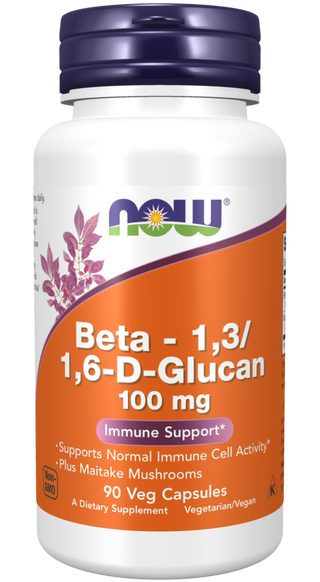 Beta-1,3/1,6-D-Glucan 100mg 90 Vcaps by Now Foods