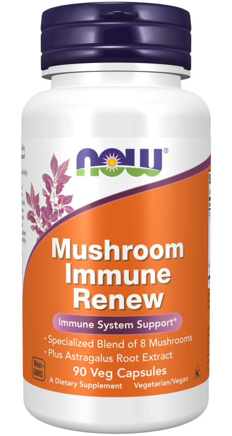 Mushroom Immune Renew 90 Vcaps by Now Foods