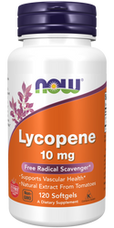 Lycopene 10mg 120 Sgels by Now Foods