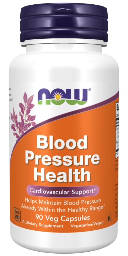 Blood Pressure Health 90 Vcaps by Now Foods