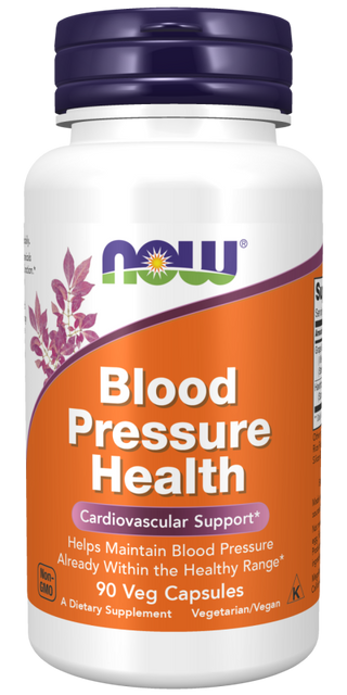 Blood Pressure Health 90 Vcaps by Now Foods