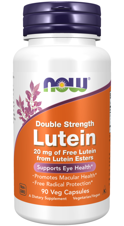 Lutein Double Strength - 90 Veg Capsules (NOW Foods)