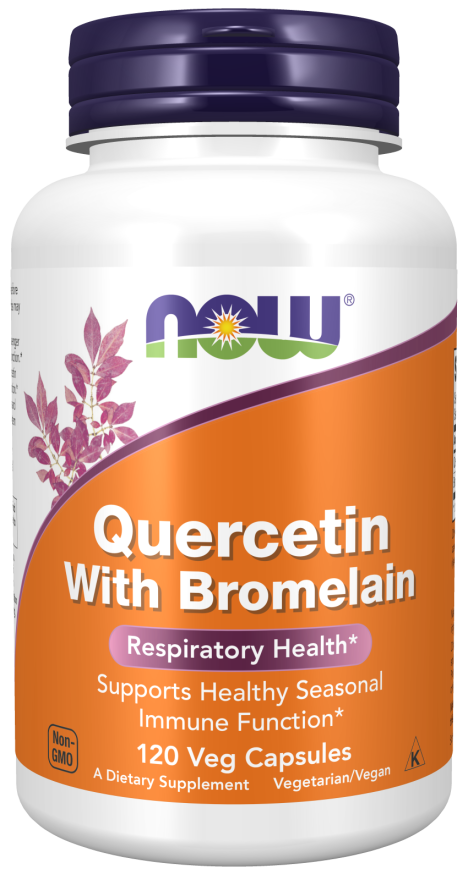 Quercetin with Bromelain 120 Vcaps by Now Foods