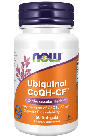 CoQH-CF Ubiquinol 60 Sgels by Now Foods