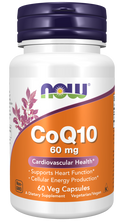 CoQ10 60mg 60 Vcaps by Now Foods