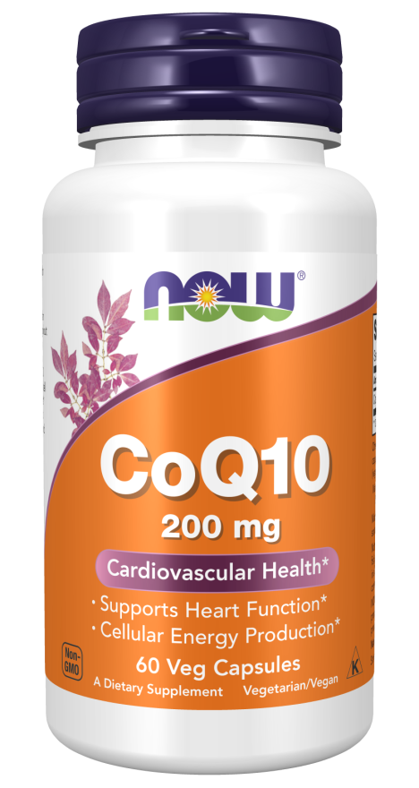 CoQ10 200mg 60 Vcaps by Now Foods