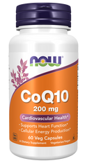 CoQ10 200mg 60 Vcaps by Now Foods