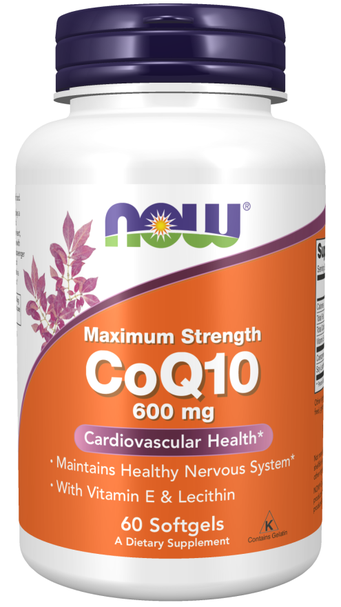 CoQ10 600mg 60 Sgels by Now Foods