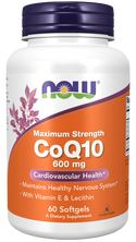 CoQ10 600mg 60 Sgels by Now Foods