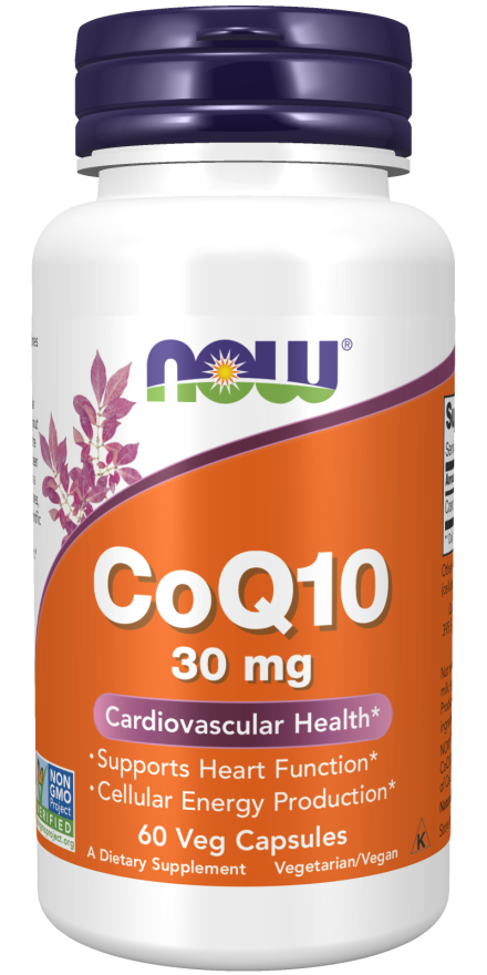 CoQ10 30mg 60 Vcaps by Now Foods