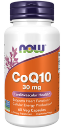 CoQ10 30mg 60 Vcaps by Now Foods