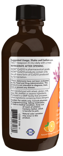 Liquid CoQ10 Orange Flavor 4 fl oz by Now Foods