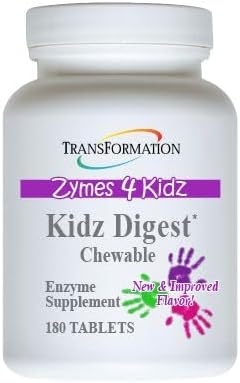 Kidz Digest Chewable 180 tablets - Transformation Enzymes