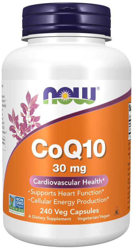 CoQ10 30mg 240 Vcaps by Now Foods