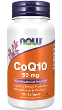 CoQ10 50mg + Vit E 100 Sgels by Now Foods