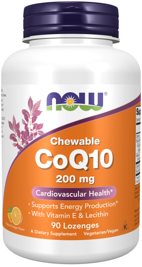 CoQ10 200mg & Vitamin E 90 Loz by Now Foods