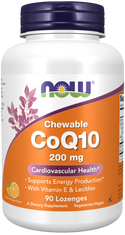 CoQ10 200mg & Vitamin E 90 Loz by Now Foods