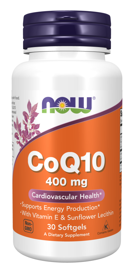 CoQ10 400mg 30 Sgels by Now Foods