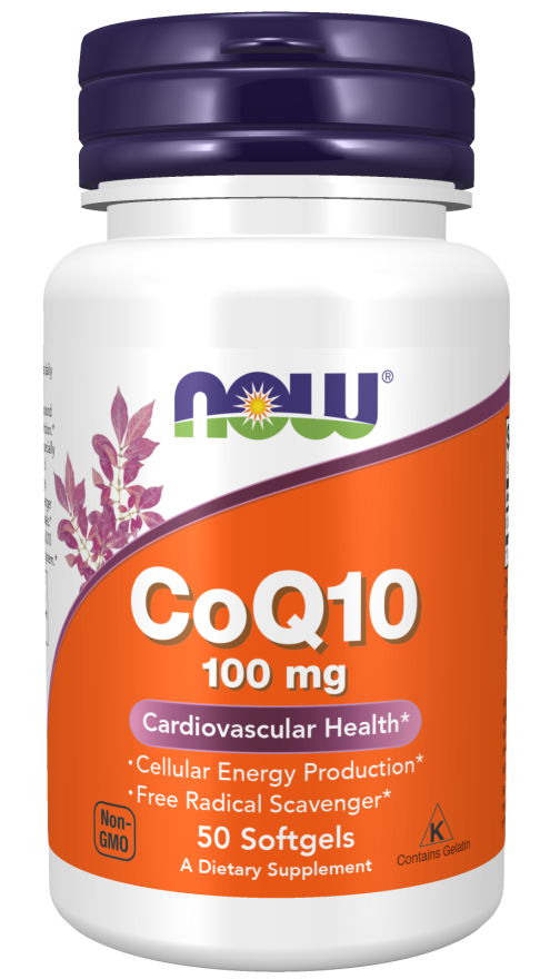 CoQ10 100mg 50 Sgels by Now Foods