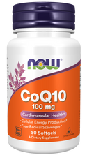 CoQ10 100mg 50 Sgels by Now Foods