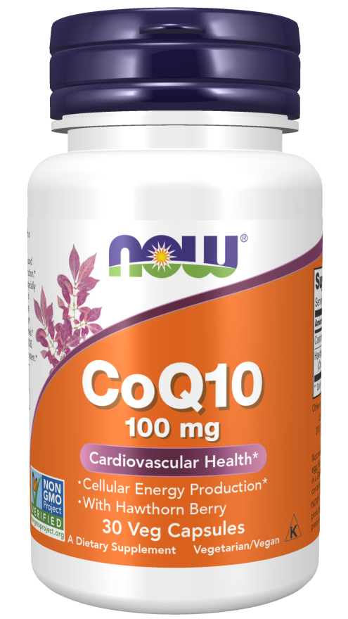 CoQ10 100mg 30 Vcaps by Now Foods