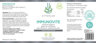 Immunovite: Beta 1-3_1-6 Glucan 30 caps - Cytoplan