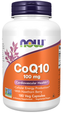 CoQ10 100mg with Hawthorn Berry 180 Vcaps by Now Foods