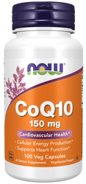 CoQ10 150mg 100 Vcaps by Now Foods