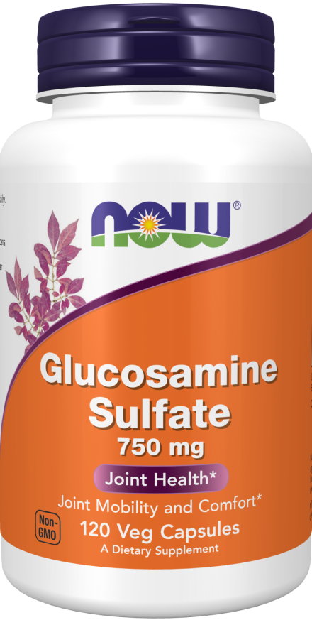 Glucosamine Sulfate 750mg 120 Vcaps by Now Foods