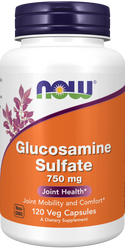 Glucosamine Sulfate 750mg 120 Vcaps by Now Foods