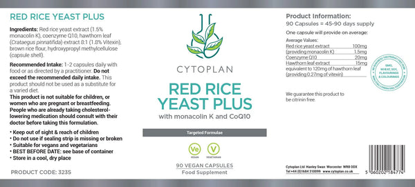 Red Rice Yeast Plus - Cytoplan