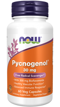 Pycnogenol 30mg 60 Vcaps by Now Foods