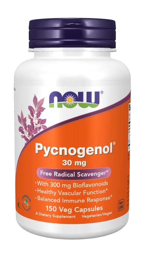 Pycnogenol 30mg 150 Vcaps by Now Foods