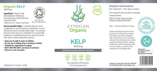 Organic Kelp Capsules - Cytoplan