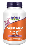 Apple Cider Vinegar 450 mg - 180 Veg Capsules (Now Foods)