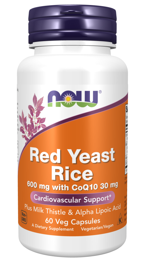 Red Yeast Rice & CoQ10 60 Vcaps by Now Foods