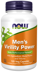 Men's Virility Power 120 Vcaps by Now Foods