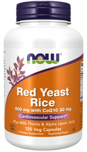 Red Yeast Rice & CoQ10 120 Vcaps by Now Foods