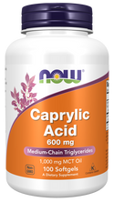 Caprylic Acid 600mg 100 Sgels by Now Foods