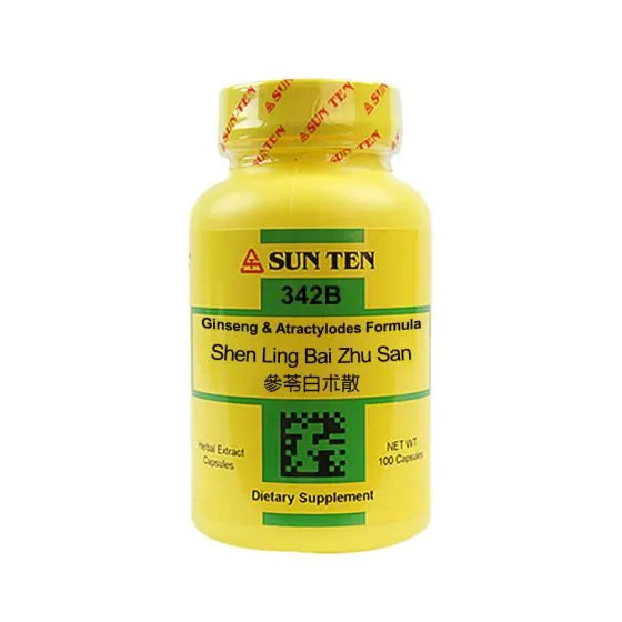 Sun Ten Ginseng & Atractylodes Formula 342B - 100 Capsules