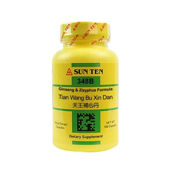 Sun Ten Ginseng & Zizyphus Formula 348B - 100 Capsules